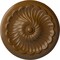 Ekena Millwork Flower Spiral Ceiling Medallion (Fits Canopies up to 2"), 12 1/4"OD x 2 1/4"P, Smokey Topaz CM12FLSTF - alternate 1